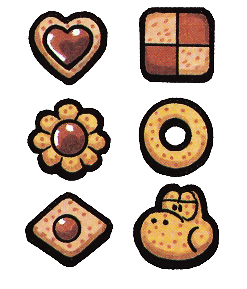Yoshi Cookie artwork from Yoshi's Cookie