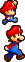 Mario and Baby Mario performing the Piggyback Jump from Mario & Luigi: Partners in Time