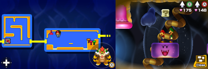 First block in Energy Hold of Mario & Luigi: Bowser's Inside Story + Bowser Jr.'s Journey.