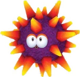 Urchin as seen in Super Mario Galaxy.