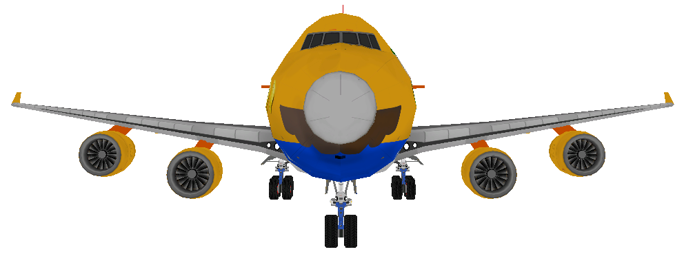 The flying plane in Sunshine Airport