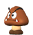 A side view of a Goomba, from Mario Super Sluggers.