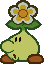 The yellow Bub-ulb from Paper Mario