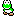 Sprite of Yoshi on the overworld map in Super Mario World.