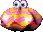 Sprite of a clam from Yoshi's Story.