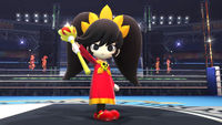 Ashley as an Assist Trophy in Super Smash Bros. for Wii U