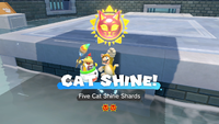 A Cat Shine in Clawswipe Colosseum in Bowser's Fury.