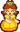 Daisy Mario & Luigi: Superstar Saga-styled sprite