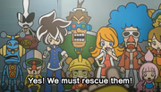 Young Cricket telling the group that they must rescue their missing friends