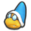 Kamek's head icon in Mario Kart 8 Deluxe