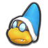 Kamek's head icon in Mario Kart 8 Deluxe