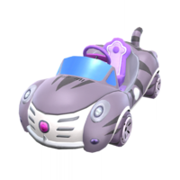 Gray Cat Cruiser from Mario Kart Tour