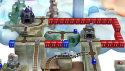 Map of Rock-Candy Mines in New Super Mario Bros. U