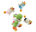 Yoshi with Poochy Pups in Poochy & Yoshi's Woolly World
