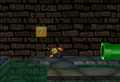 The hidden block in Toad Town Tunnels