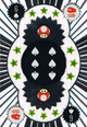 Six of Spades card in the Platinum Playing Cards: Official Club Nintendo Collection deck.