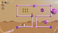 The third 10-flower coin in Sunbaked Desert Special Pole Block Allure in Super Mario Bros. Wonder