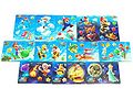 12 sets of magnet sheets featuring characters, Lumas, Mario forms, Yoshi's forms, and Starship Mario from Super Mario Galaxy 2[9]