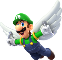 Artwork of Luigi from Super Mario Party Jamboree