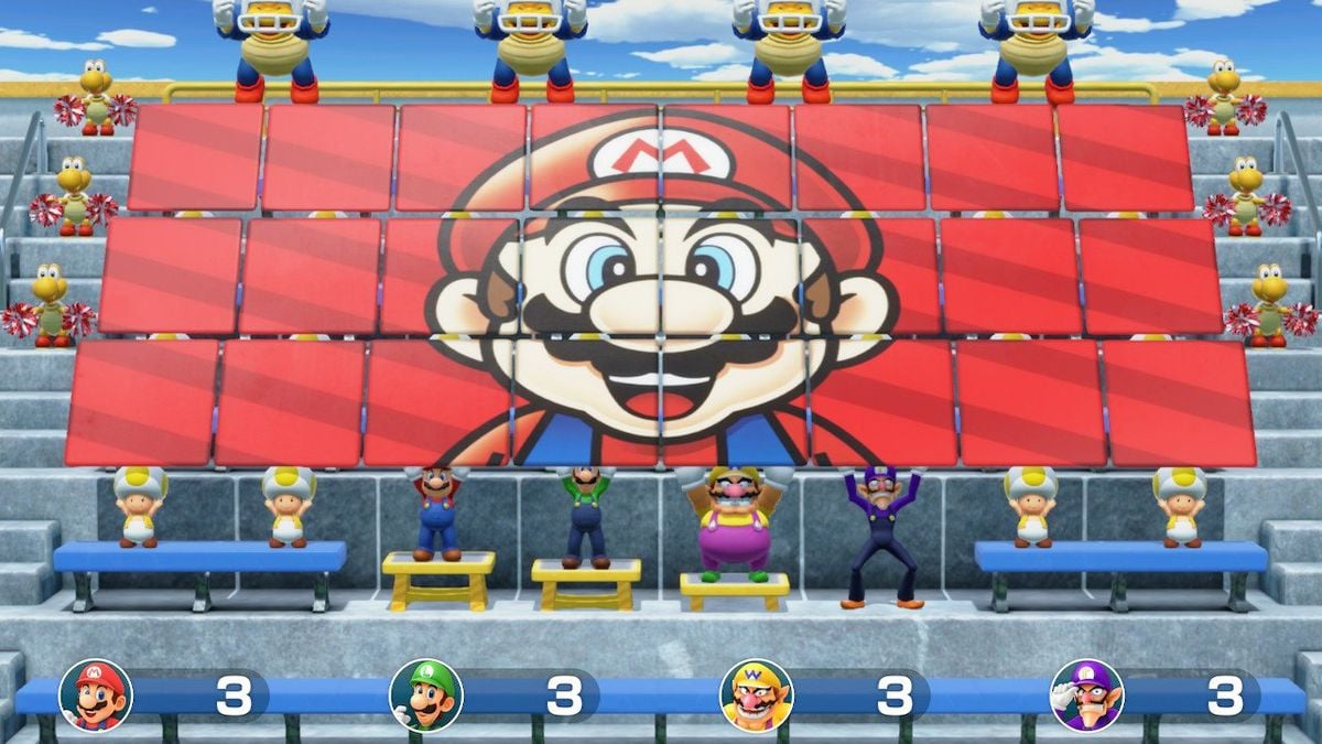 File:SMP - Pep Rally Mario.jpg - Super Mario Wiki, the Mario encyclopedia