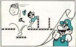 Part from the manual of Super Mario Bros. (Game & Watch).