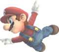 Mario air dodging