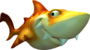 Artwork of a Yellow Snaggles from Donkey Kong Country: Tropical Freeze.