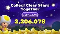 Clear star total as of February 4, 2020, 7:00 AM PT