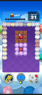 Stage 163 from Dr. Mario World
