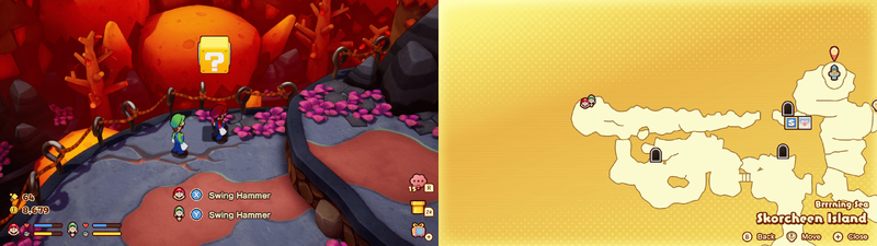 18th block in Skorcheen Island from Mario & Luigi: Brothership