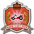 Red Kart ranking badge