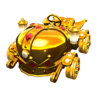 The Gold Monarch Kart from Mario Kart Tour