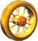 The Bicycle_Gold tires from Mario Kart Tour
