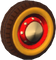 The Ring7_BrownRedtires from Mario Kart Tour