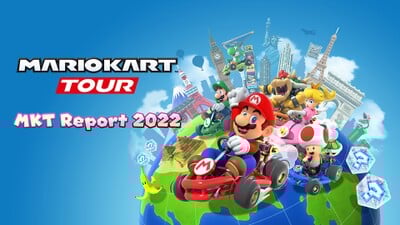 Artwork posted by the official Mario Kart Tour social media accounts at the start of MKT Report 2022