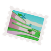 A sticker from Mario Kart World
