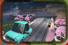 The icon for Peach Stadium during the Ice Rally in Mario Kart World.
