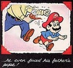 Nintendo Comics System: Family Album "The Early Years". Mario and Luigi's father.