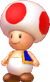 A red Toad from New Super Mario Bros. U