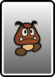 A Goomba card from Paper Mario: Color Splash