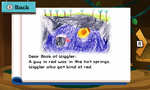 A page of Wiggler's Diary from Paper Mario: Sticker Star