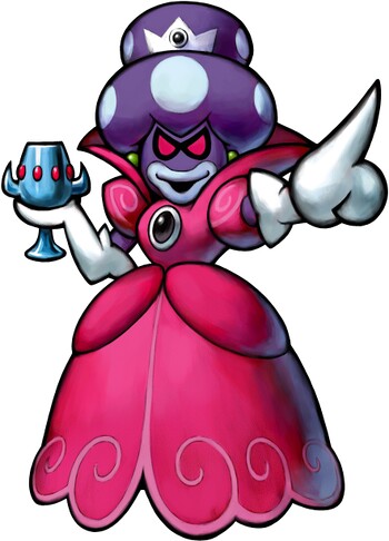 Artwork of Princess Shroob from Mario & Luigi: Partners in Time