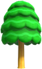 Model of a tree from Super Mario 3D Land.