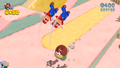 Mario doing a Sideflip over a Galoomba