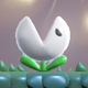 Squared screenshot of a Nipper Plant from Super Mario Bros. Wonder.