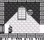 The miniboss fight against a Floating Face in Super Mario Land 2.