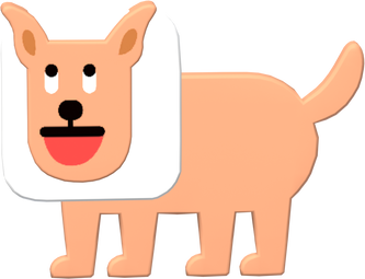 Undodog 3D model in Super Mario Maker 2