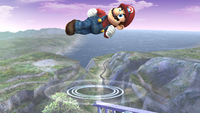 Mario performing a Double Jump in Super Smash Bros. Brawl