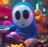 A blue Shy Guy, as seen in The Super Mario Galaxy Movie