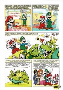 Page 2 of "The Legend" comic for the Nintendo Comics System
